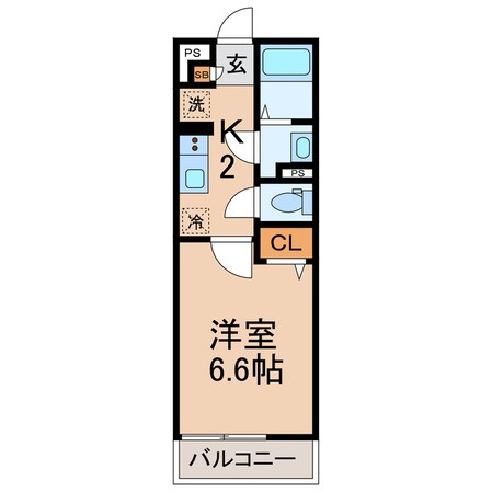 和田町駅 徒歩8分 2階の物件間取画像